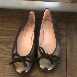 Pretty Ballerina brown sparkle flats